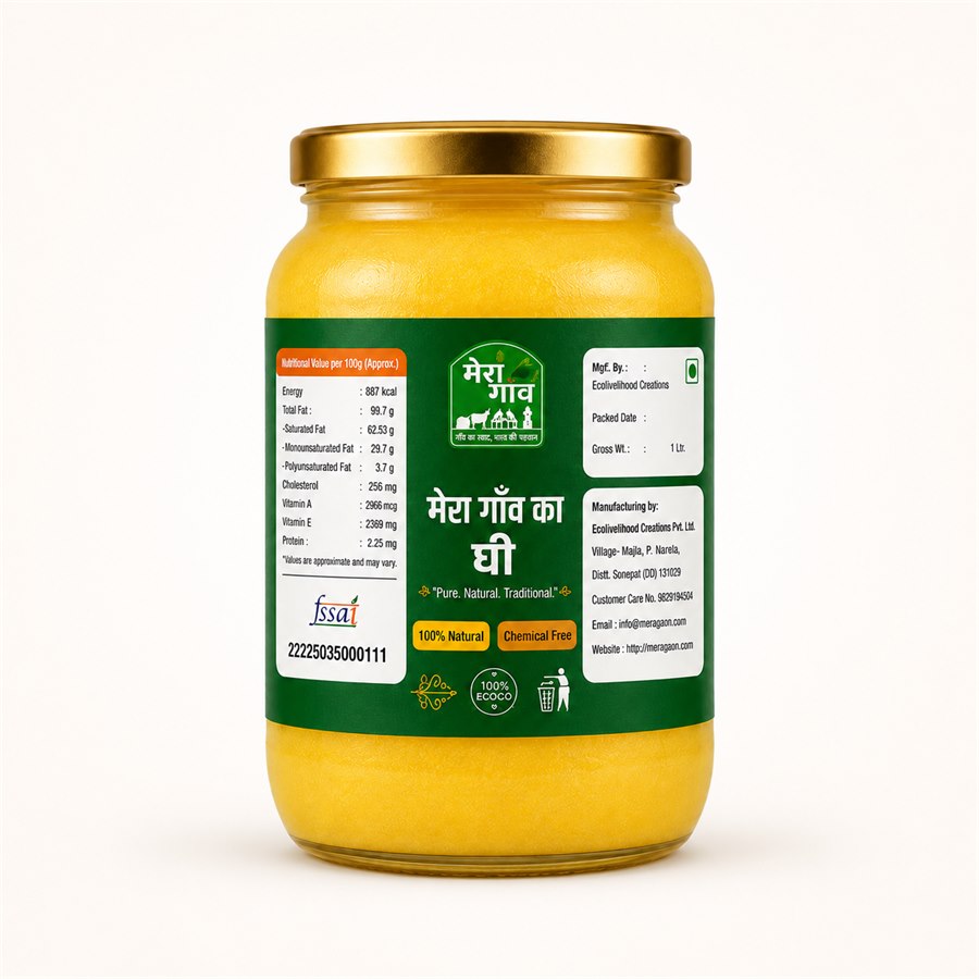 Mera Gaanv goat milk ghee