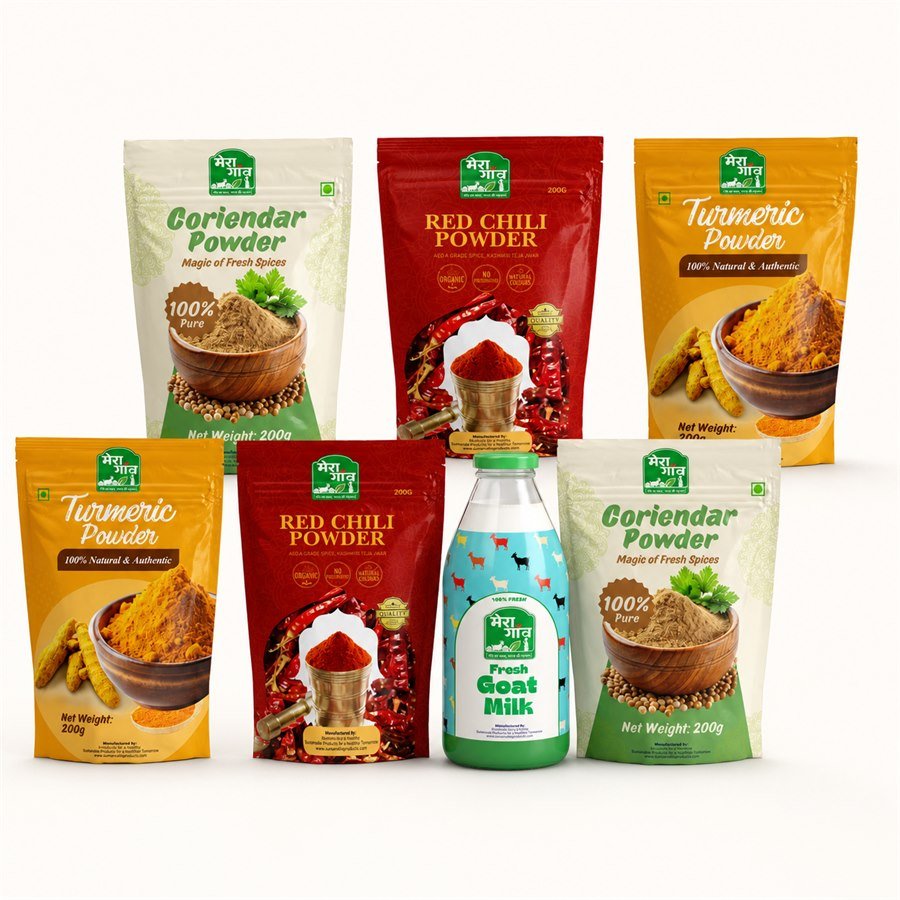 Mera Gaanv natural spice collection